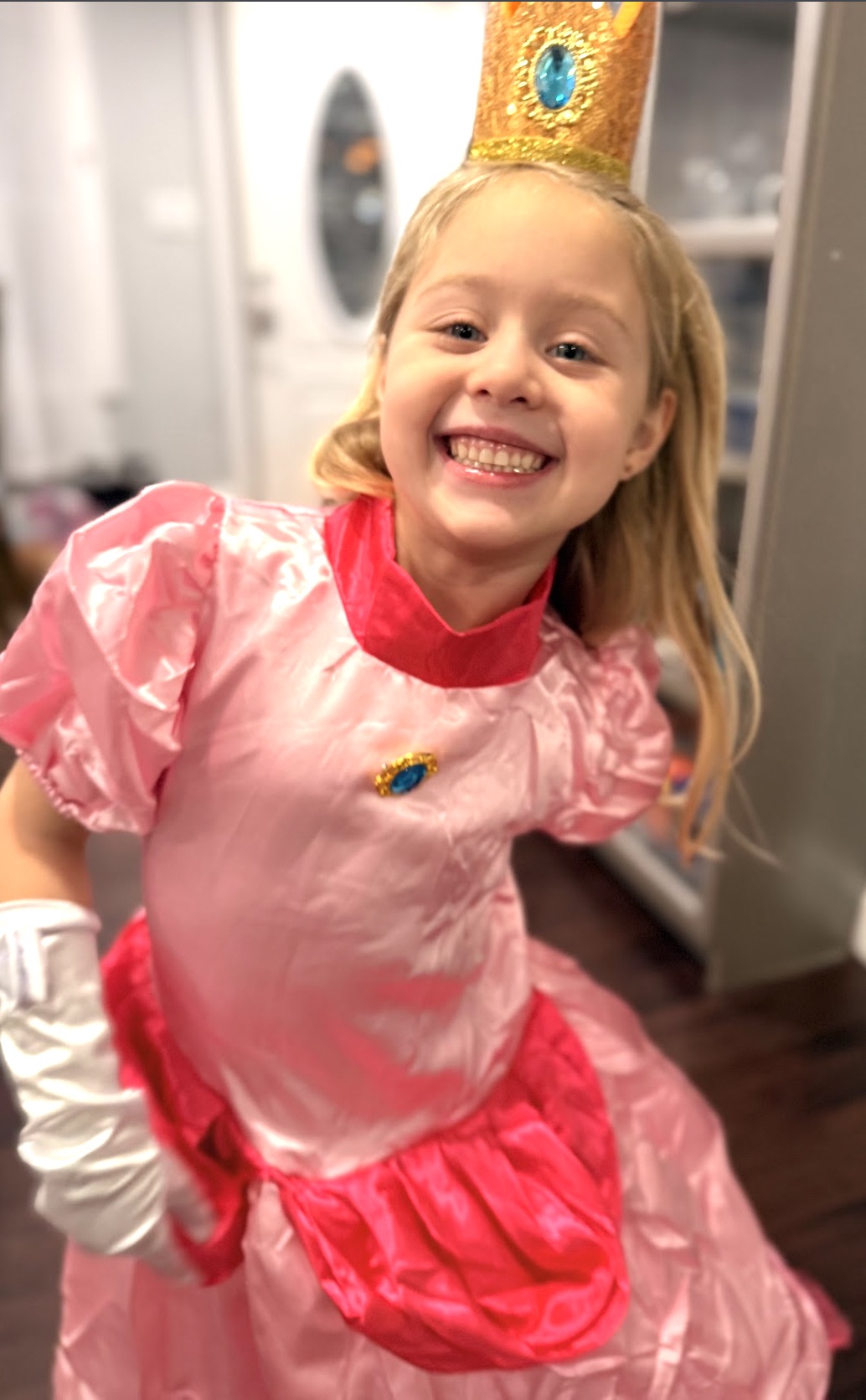 Beatrice as Princess Peach